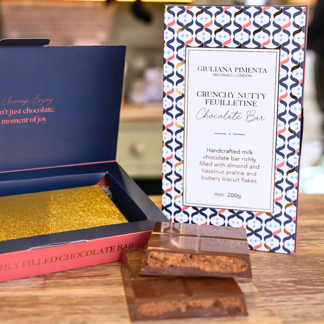 
                  
                    Crunchy Nutty Feuilletine Chocolate Bar
                  
                