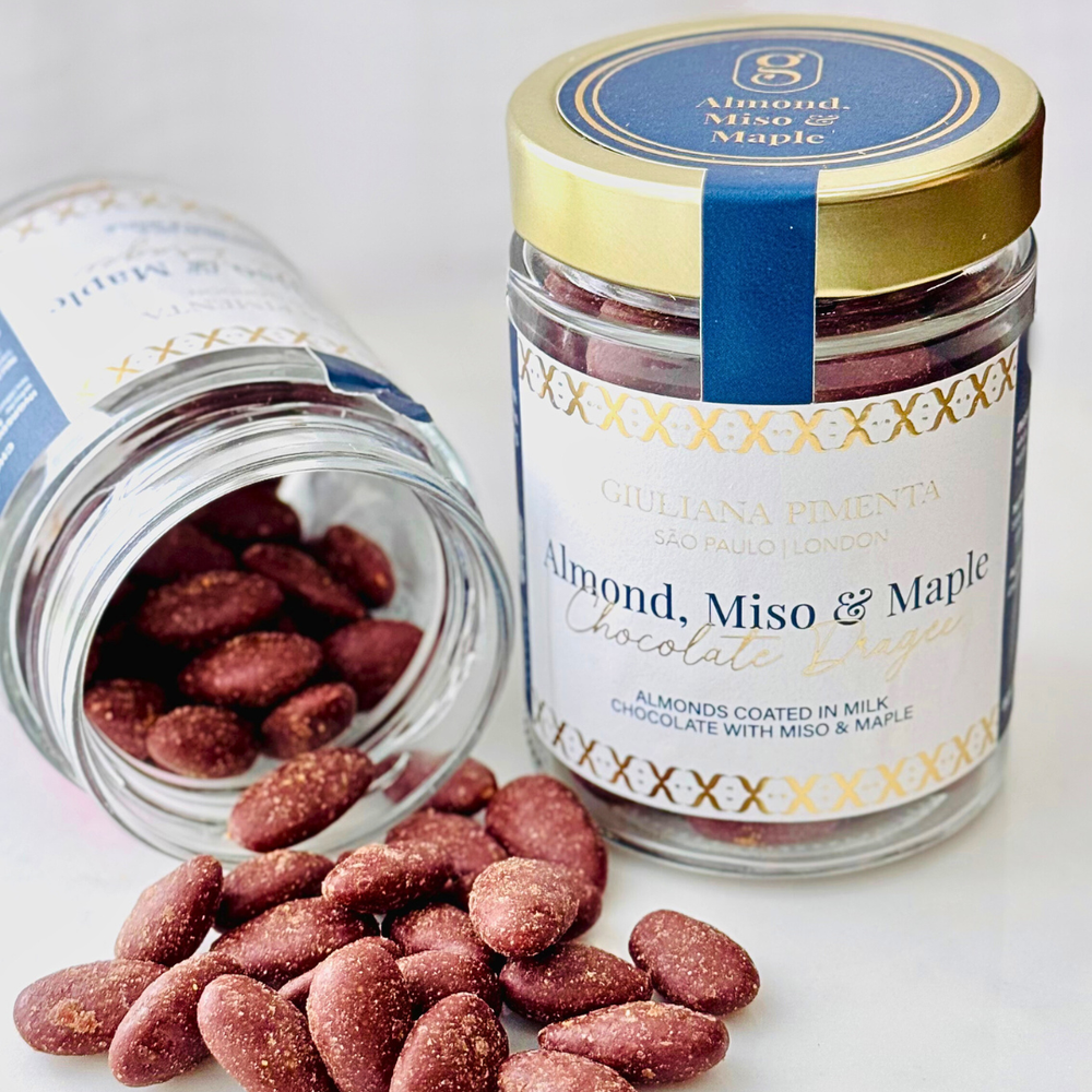 Almond, Miso & Maple Chocolate Dragees