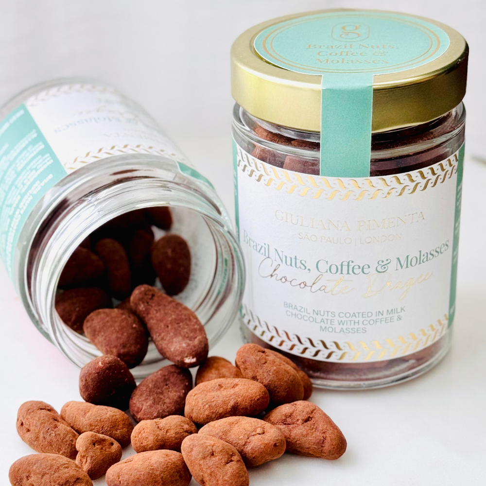 Brazil nuts, Coffee & Molasses Chocolate Dragees