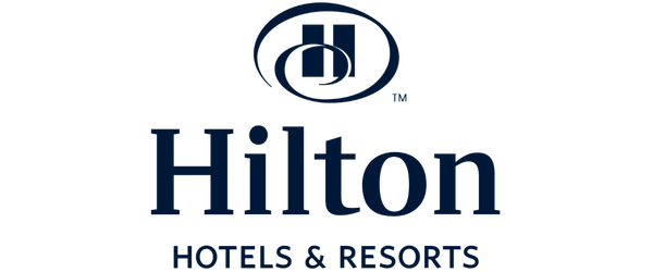 Hilton Hotels & Resorts logo on a white background