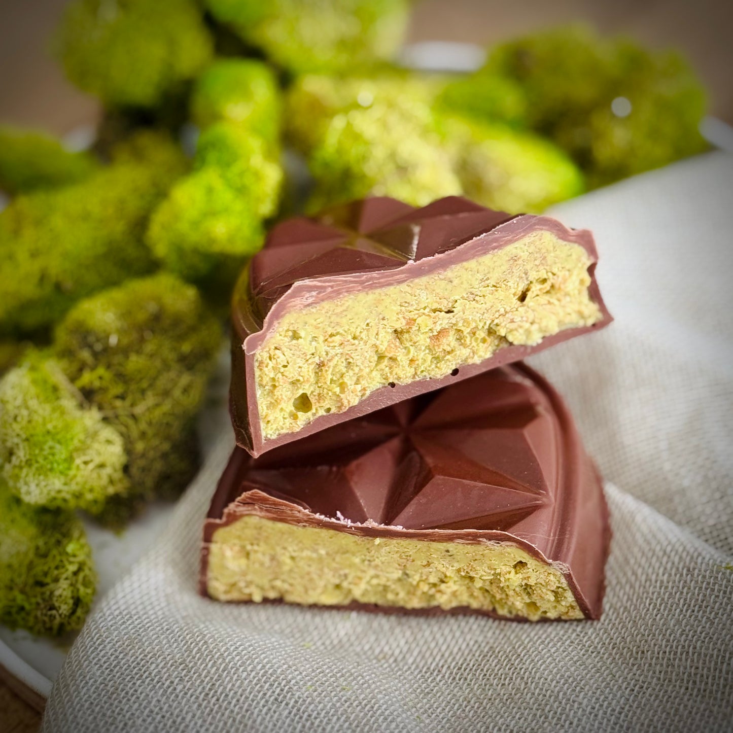 
                  
                    Crunchy Pistachio Chocolate Egg Bar
                  
                
