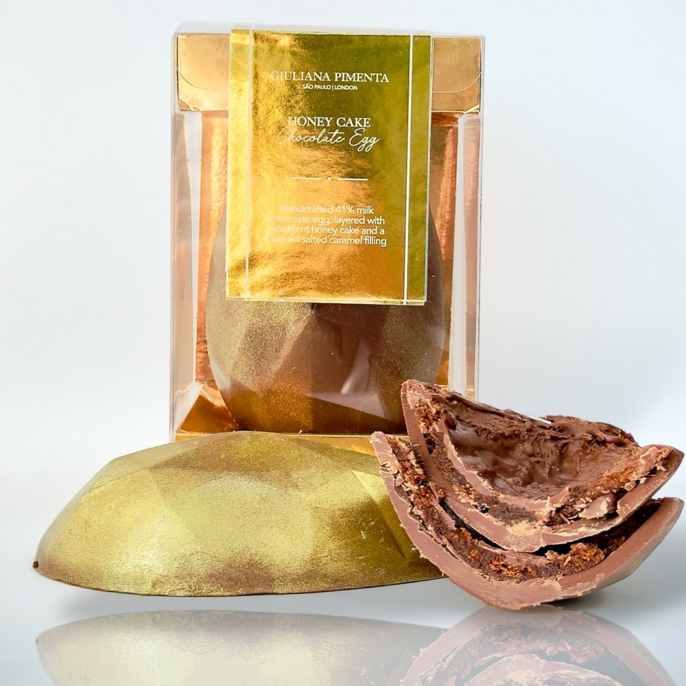Honey Cake Filled Easter Chocolate Egg - 275g